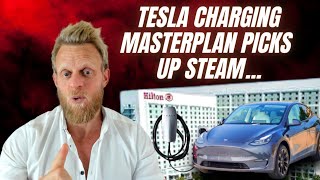 Tesla installing 20,000 EV chargers at Hilton Hotels after they discovered...