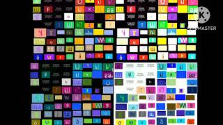 Artistic Alphabet 256 Comparison Languages