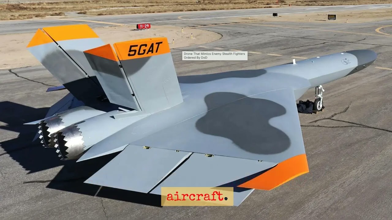 Stealth Hunter: Pentagon's New Target Drone Mimics Enemy Stealth Fighters!