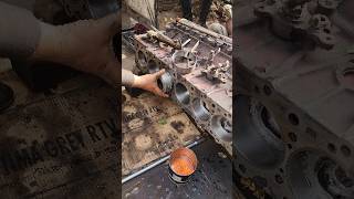 Heavy Duty Engine Piston Installation