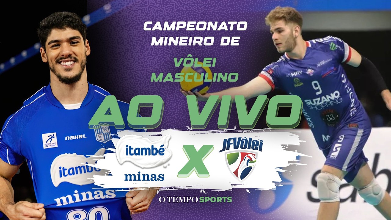 Itambé Minas x JF Vôlei AO VIVO com imagens | Campeonato Mineiro de Vôlei Sicredi 2026