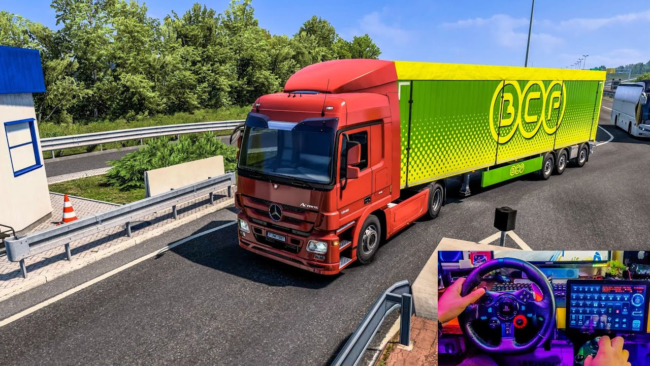 Fragile Cargo: Electrical Cables II Euro Truck Simulateur 2 II Gameplay Steeringwheel 