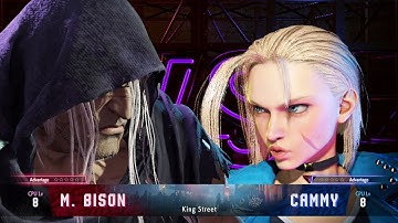 SEASON 2 M. Bison vs Cammy (CPU8 vs CPU8) series 1