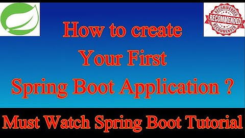 How to create First Spring Boot Application in Spring Tool Suite (STS) | Spring Boot App Development