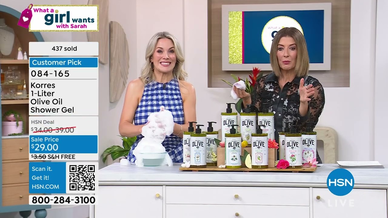 Korres Olive Oil   Orchid Shower Gel  1 Liter