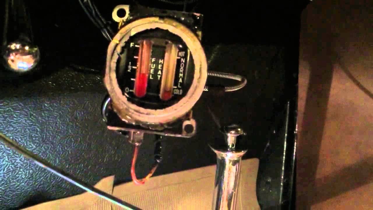 1932 ford fuel gauge - YouTube