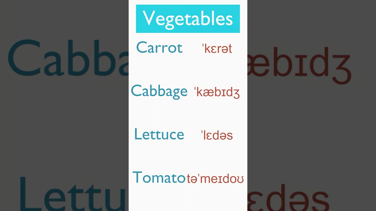 vegetables