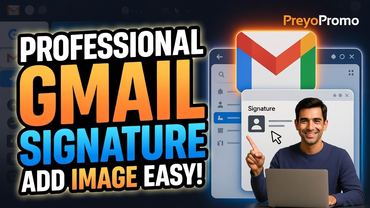 Gmail Example Picture How to Create a Professional Gmail Signature with an Image (2026) - YouTube