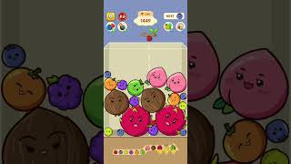Fruit Merge Juicy Drop Game High Score Gameplay #games #mergepuzzle #asmrsounds #gaming  #gameplay screenshot 1