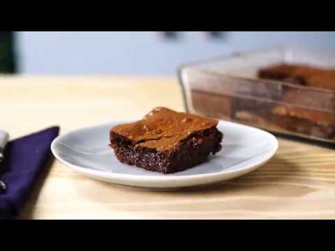 RECEITA BROWNIE DE AVEIA ÓLEO DE COCO