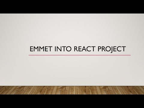 Adding Emmet to our React Project || React || VSCode