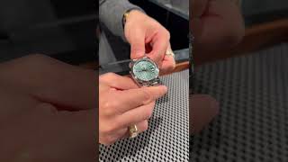 Rolex Datejust 41 Steel White Gold Mint Green Fluted Dial Mens Watch 126334 Review | SwissWatchExpo