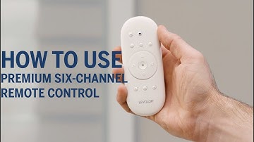 How to Use LEVOLOR Premium 6-Channel Remote Control