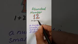 Abundant Number#MathMarrow#Math shorts