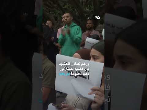 احتجاجات تجتاح المغرب قبل خطاب للملك
