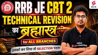 RRB JE CBT 2 Syllabus | RRB JE CBT 2 Preparation Strategy | RRB JE CBT 2 Strategy by Mohit Sir