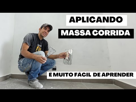 Massa corrida, bora aprender fazer a aplicação na parede.