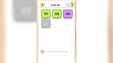 Brain Test 4 Level 398 Walkthrough Solution