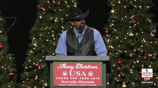 Sheriff David Clarke Speaks at Trump Thank You Rally in West Allis, WI 12/13/16