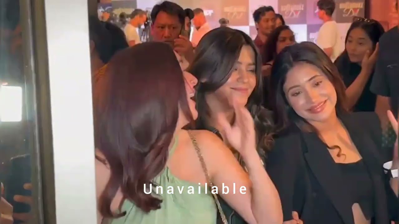 Shraddha Arya with Shivangi 😍Joshi for Premier in Mumbai