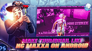 MAKE MONTAGE THUMBNAIL LIKE @MaxxaGOD | NG MAXXA KE JAISE THUMBNAIL KESE BNAYE? | VIJAY GFX