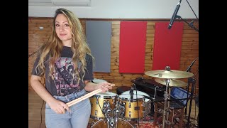 KISS - I WAS MADE FOR LOVIN&#39; YOU - DRUM COVER by CHIARA COTUGNO