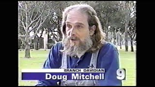 Doug Mitchell Interview during Branch Davidian Waco Siege - Channel 9 News March 1, 1993