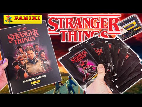 PANINI STRANGER THINGS - I'm starting the Collector's ALBUM which is just SUPERB!