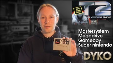 T2 The Arcade Game comparision SMS, MD/GEN, GB and SNES