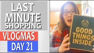 Vlogmas day 21 || last min xmas shopping