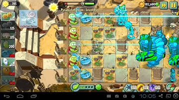 Pyramid of Doom Level 84 PvZ2 Endless Zone