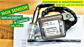 NOX SYSTEM diagnosis - NOX SENSOR replacement and coding - BMW E91 engine N43