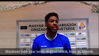 Xeyrius Williams nyilatkozik a DEAC elleni meccs előtt
