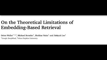 [QA] On the Theoretical Limitations of Embedding-Based Retrieval