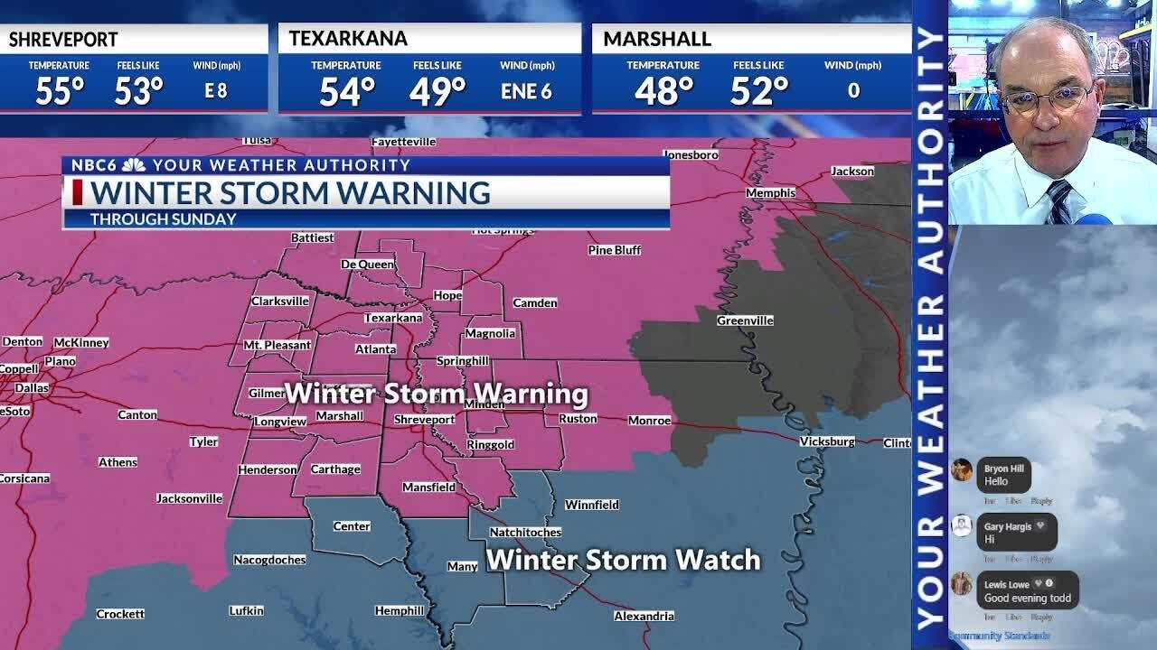Winter Storm Update: The very latest on ice timing and amounts - YouTube