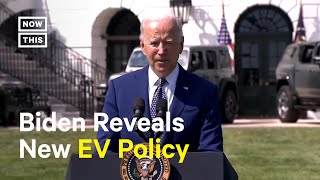 Joe Biden Announces New National Electric Vehicles Goals