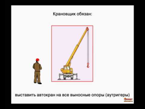 Учебный фильм Техника безопасности при производстве работ кранами