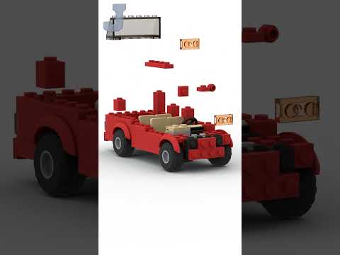 LEGO Red SUV Truck Speed Build #letsbuildit