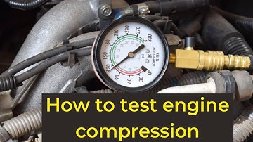 How To Test Engine Compression With Innova 3612 Compression Tester Kit