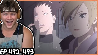 SHIKAMARU ASKS TEMARI OUT || Naruto Shippuden REACTION: Episode 492, 493