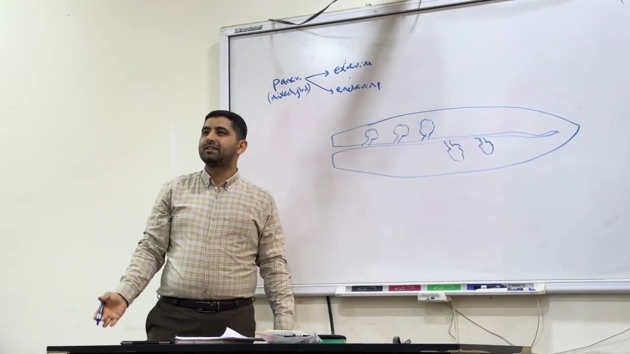 جابتر 24 / جزء 1 / البنكرياس / شرح الدكتور منتظر زميزم