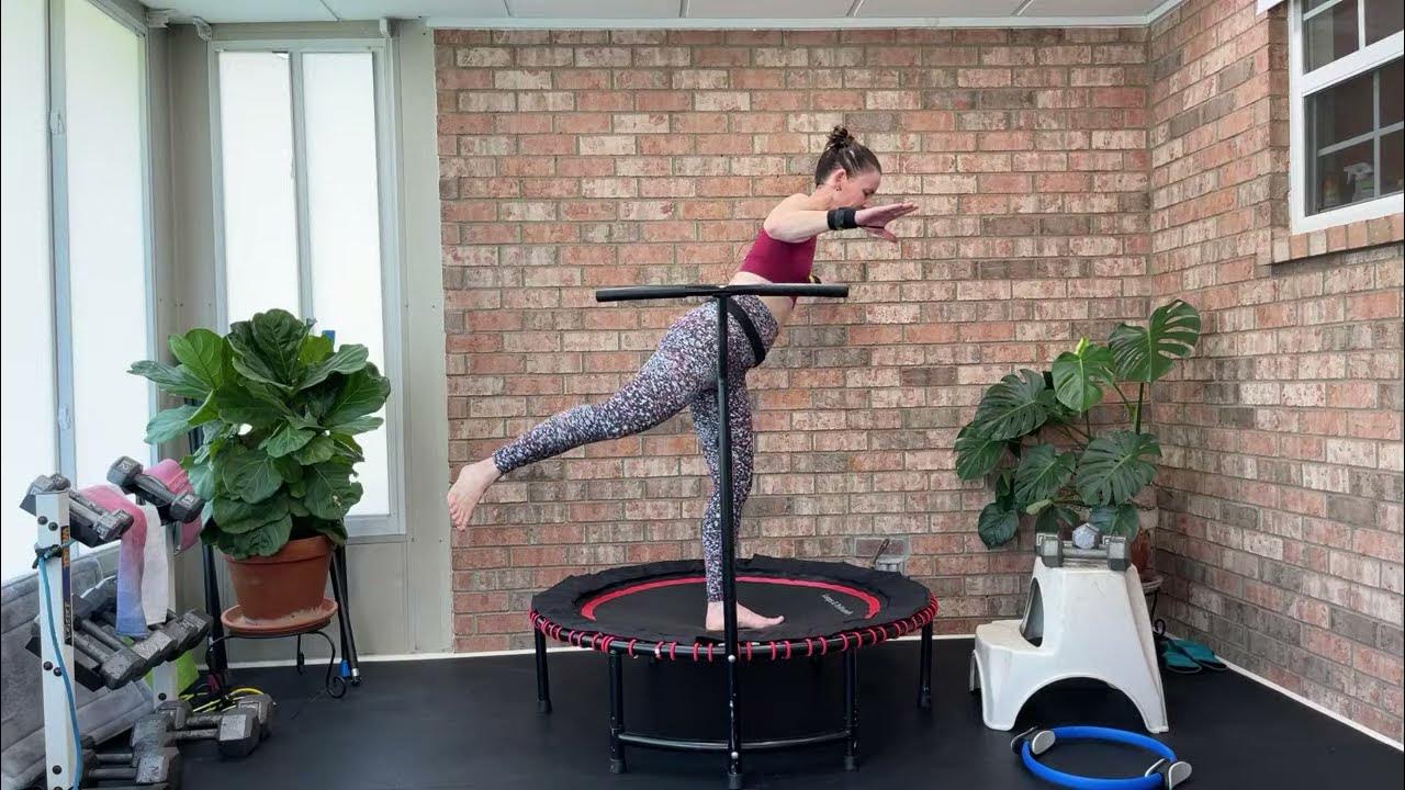 LIVE 214 💥 AT Home Rebounder Workout 💥 Low Impact Cardio Bounce Upper + Lower Body Sculpt+