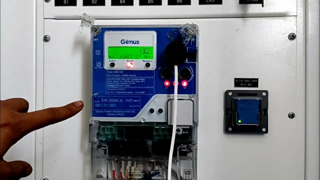 How to take Genus energy meter reading energymeter Genusmeter meter