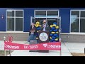 Olympia Brown ribbon cutting