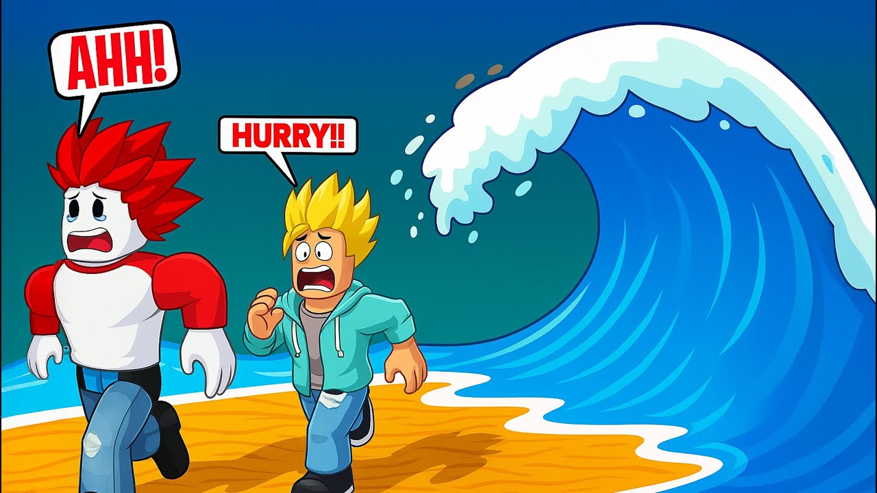 Biggest TSUNAMI Ever In Roblox💦💦