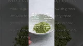 Good Vs. Bad Matcha