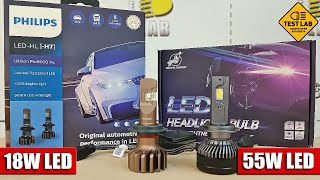 Отличие дешевых LED ламп K5C из китая от PHILIPS Ultinon Pro9000