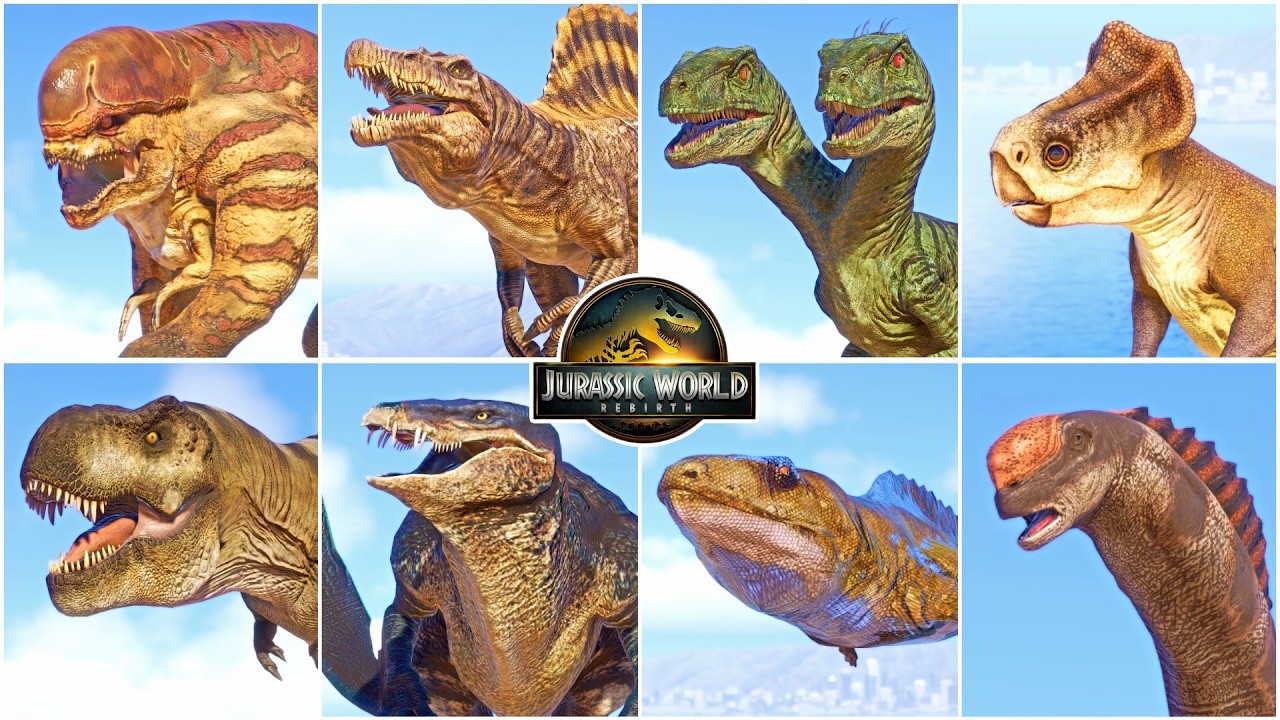 Jurassic World REBIRTH - I Ranked All 21 Dinosaurs, Mutants and Reptiles from the Movie in JWE2 Game