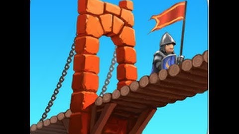 Bridge Constructor Mittelalter - Kapitel 1 Brücke 6 - 3 Stars Walkthrough [HD]