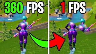 i LOWERED my FPS after EVERY KILL in Fortnite...